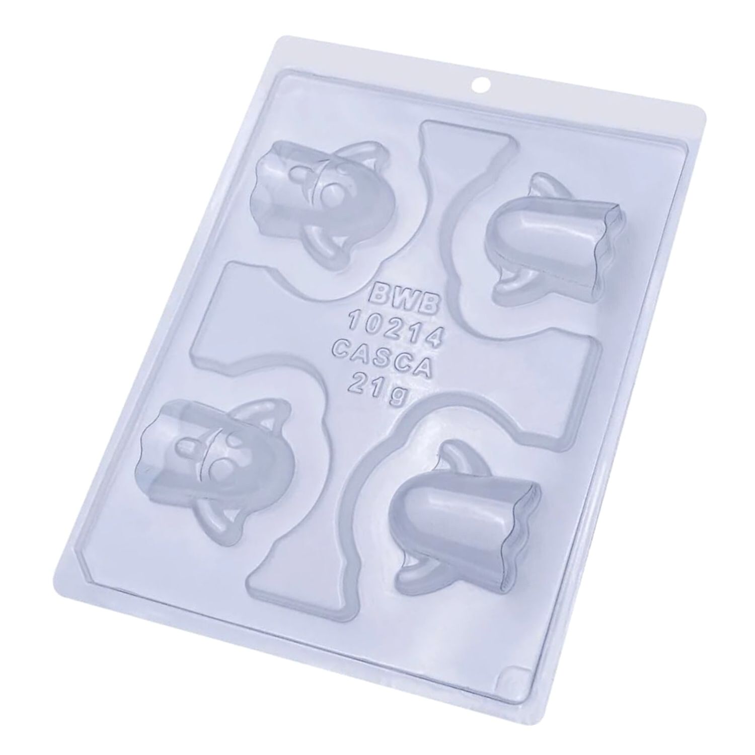 MOLDE PARA CHOCOLATE BWB - MINI FANTASMAS HALLOWEEN