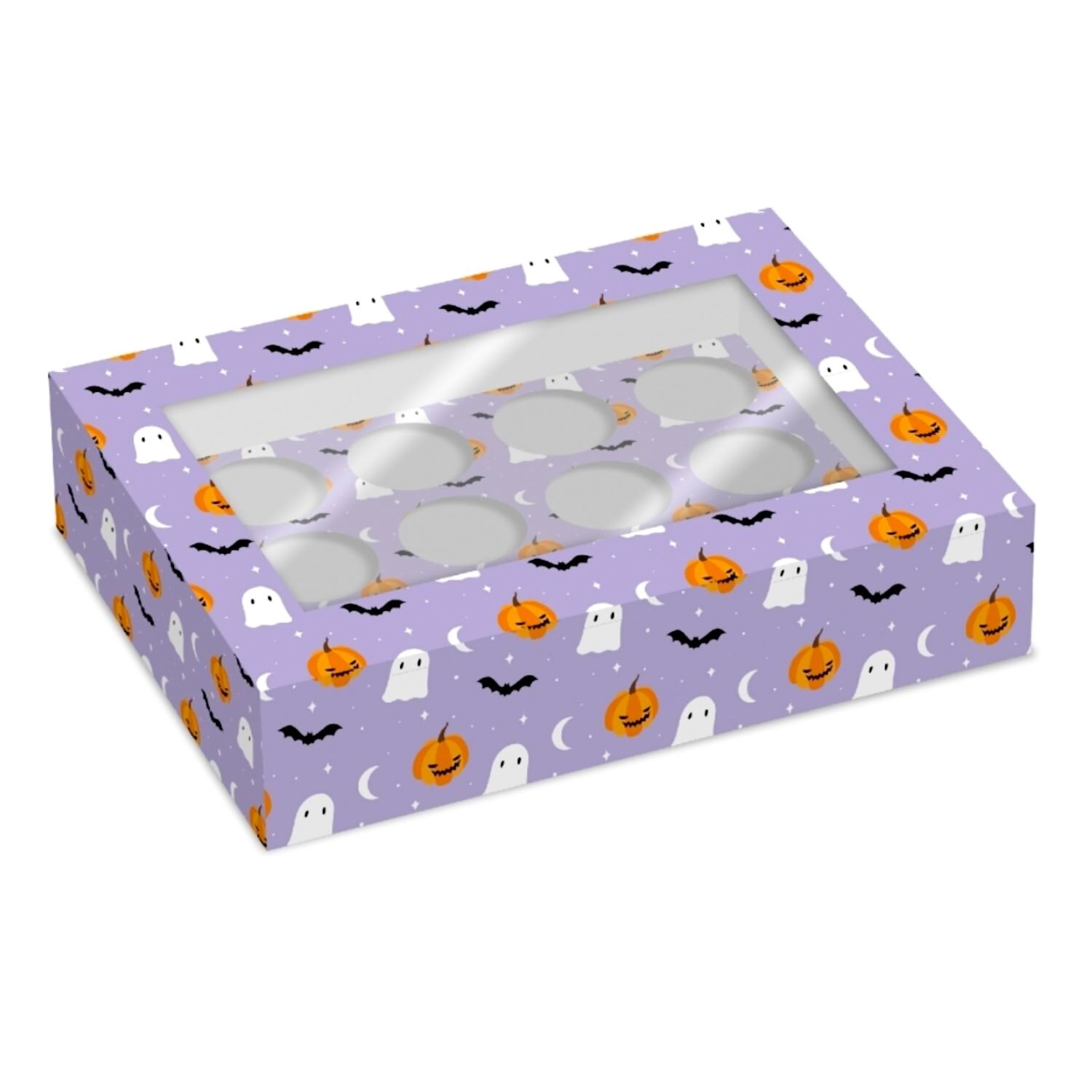 SET 2 CAJAS PARA 12 CUPCAKES SIMPLY MAKING - HALLOWEEN
