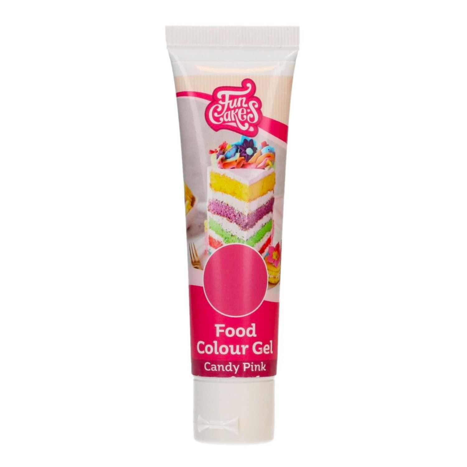 COLORANTE EN GEL DE FUNCAKES - CANDY PINK / ROSA DULCE 30 G