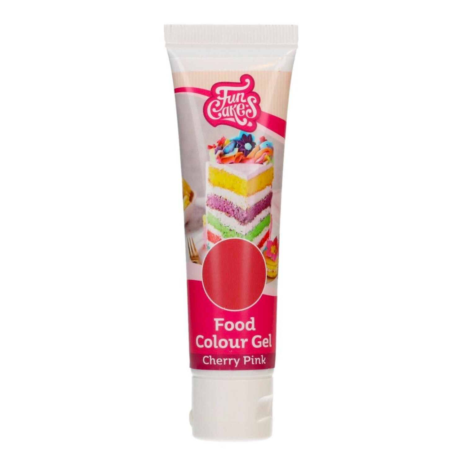 COLORANTE EN GEL DE FUNCAKES - CHERRY PINK / ROSA CEREZA 30 G