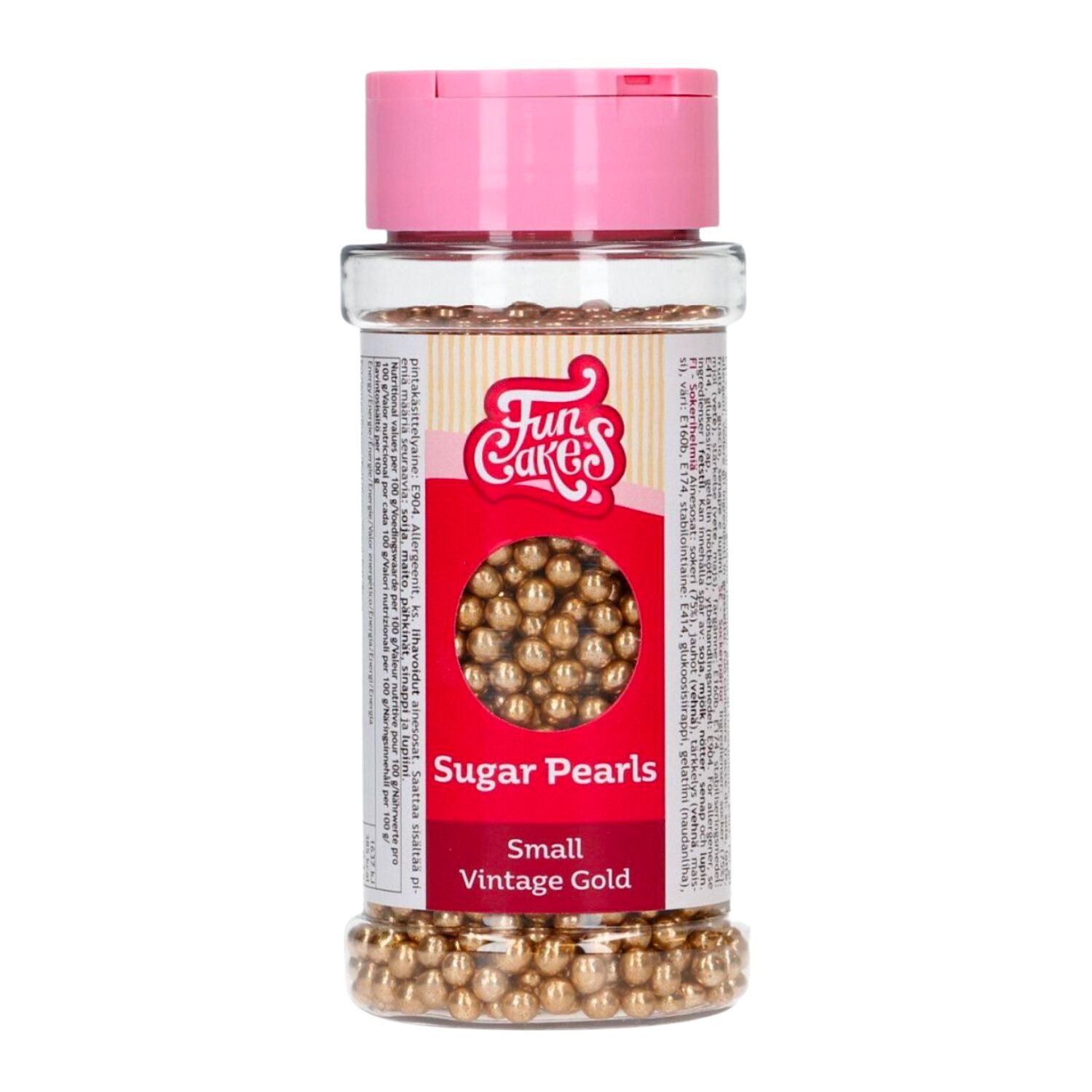 PERLAS DE AZUCAR FUNCAKES - ORO VINTAGE 80 G