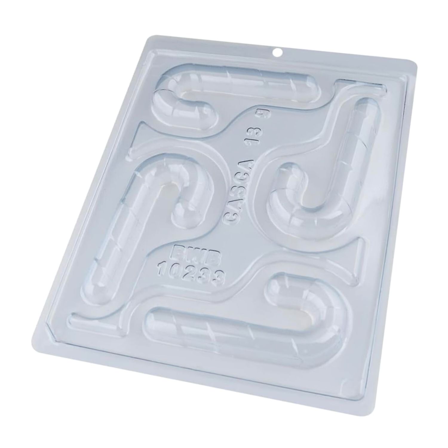 MOLDE PARA CHOCOLATE BWB - BASTONES DE CARAMELO