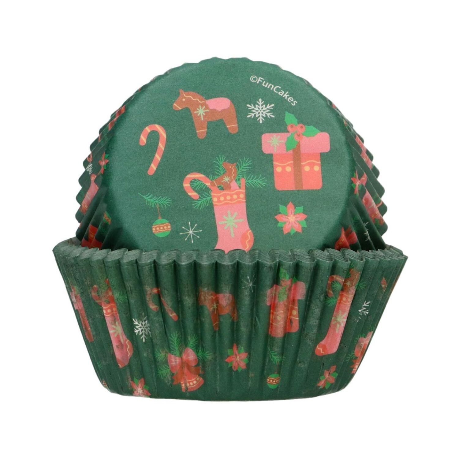 CAPSULAS CUPCAKES FUNCAKES - NAVIDAD