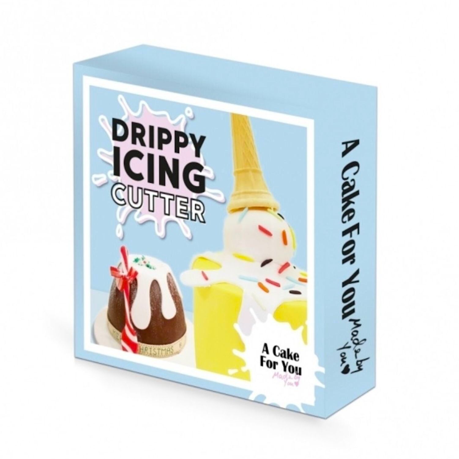 CORTADOR METALICO SIMPLY MAKING - DRIPPY ICING / EFECTO GOTEO (12 CM)