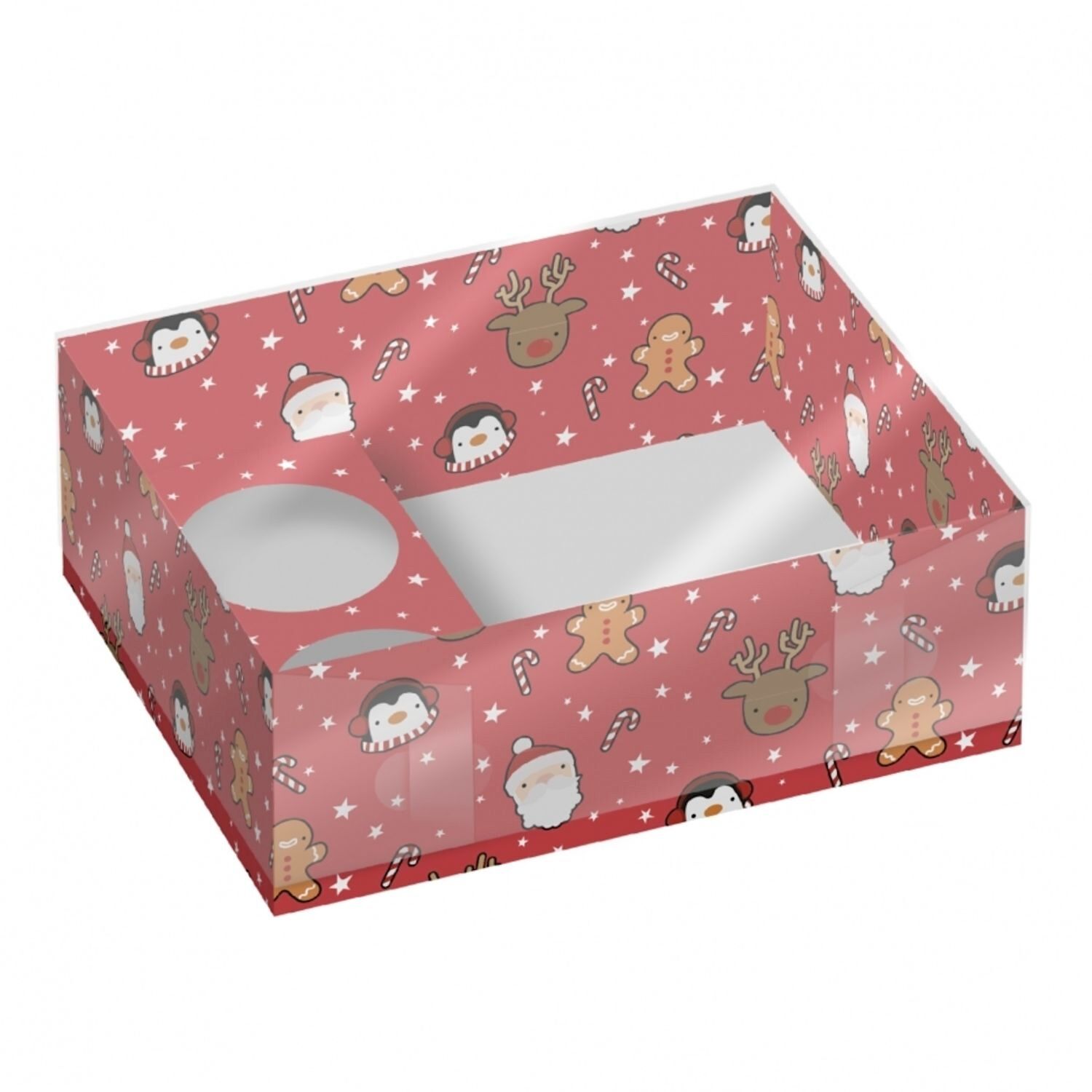 SET 2 CAJAS PARA DULCES Y CUPCAKES SIMPLY MAKING - PERSONAJES NAVIDAD