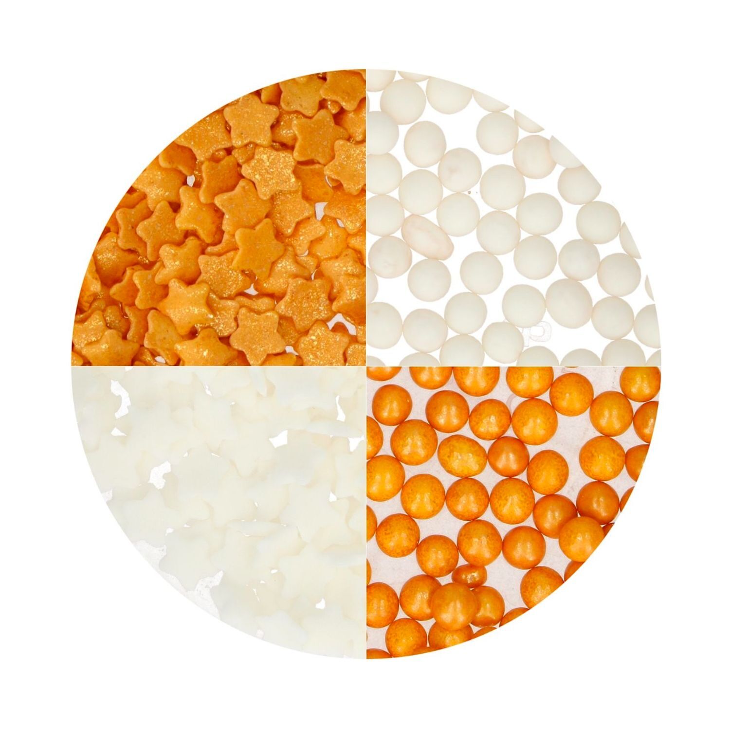 SPRINKLES WILTON (4 EN 1) - MIX TWINKLING STARS / ESTRELLAS BRILLANTES