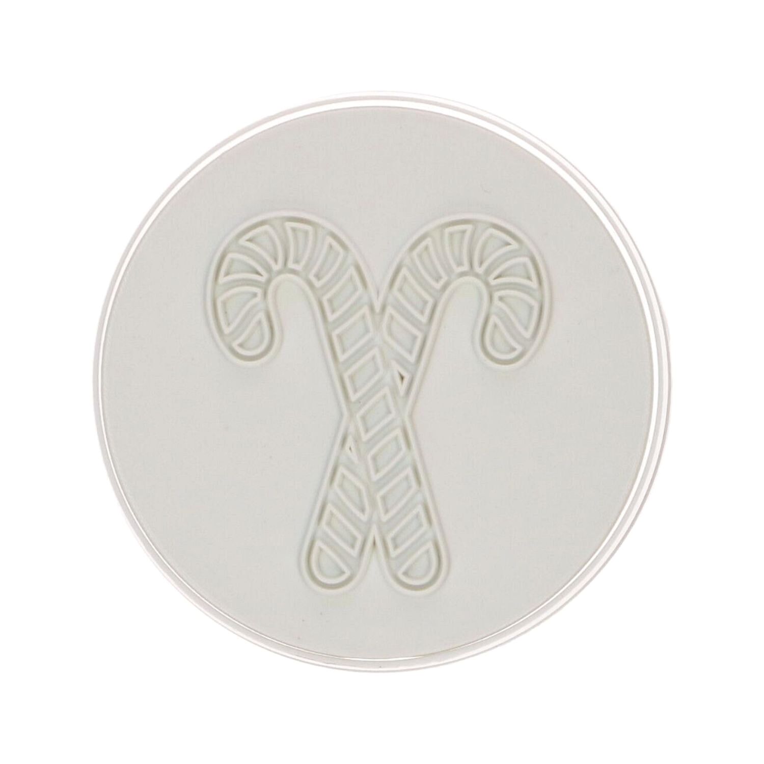 CORTADOR + SELLO PARA GALLETAS WILTON - BASTONES DE CARAMELO