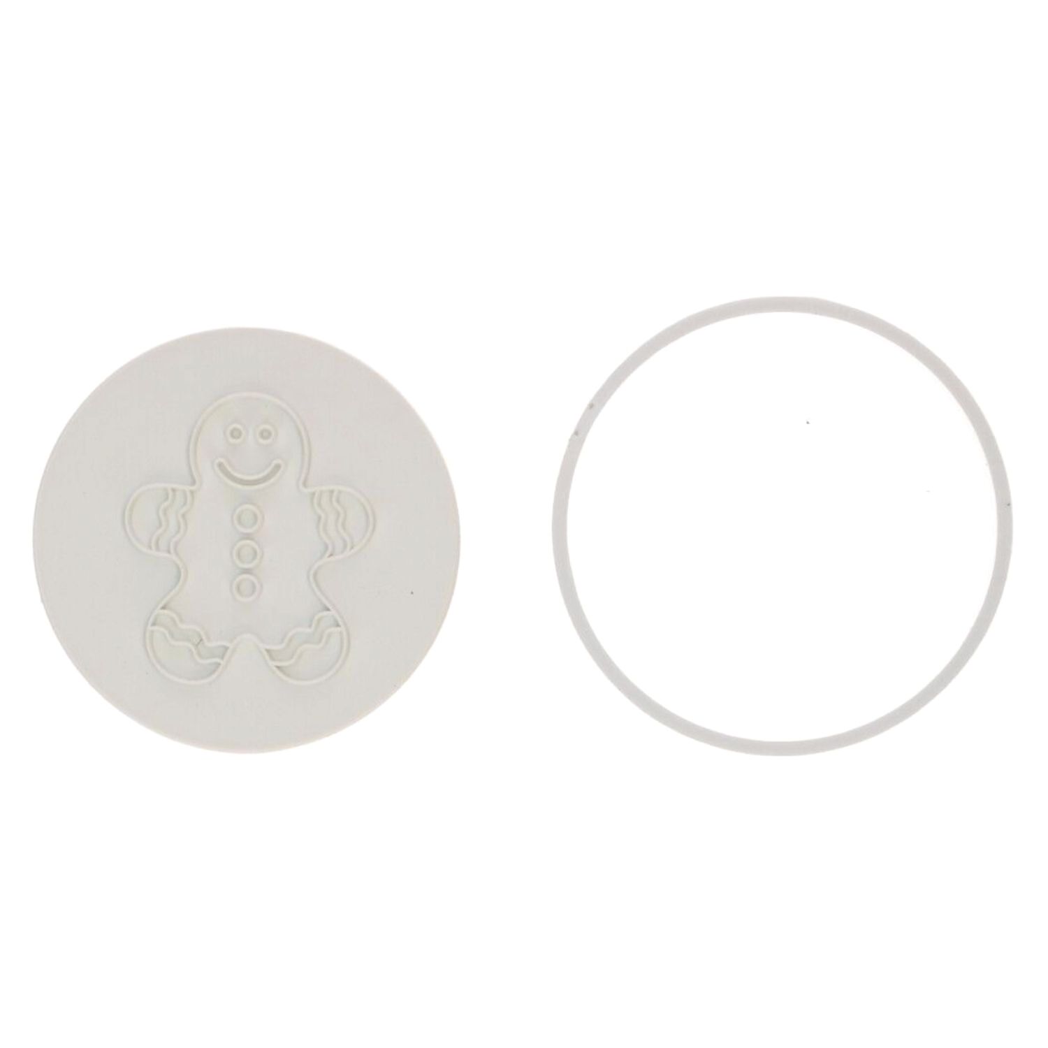 CORTADOR + SELLO PARA GALLETAS WILTON - MUÑECO DE JENGIBRE
