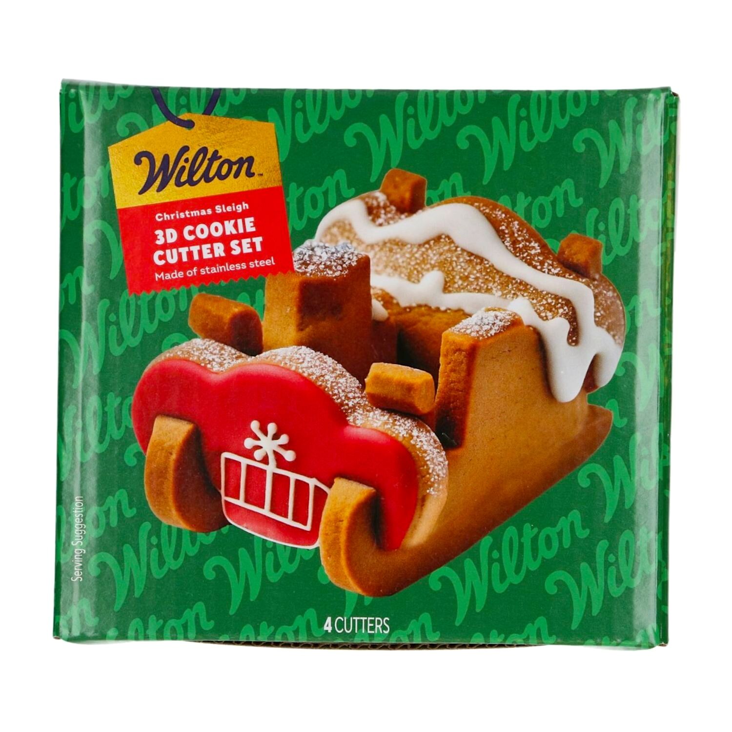 SET CORTADORES WILTON - TRINEO DE NAVIDAD 3D