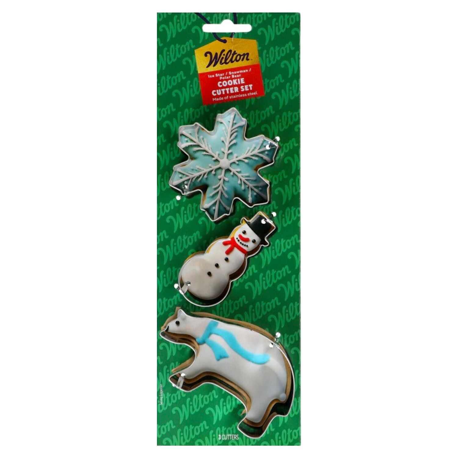 SET CORTADORES WILTON - COPO DE NIEVE / MUÑECO DE NIEVE / OSO POLAR