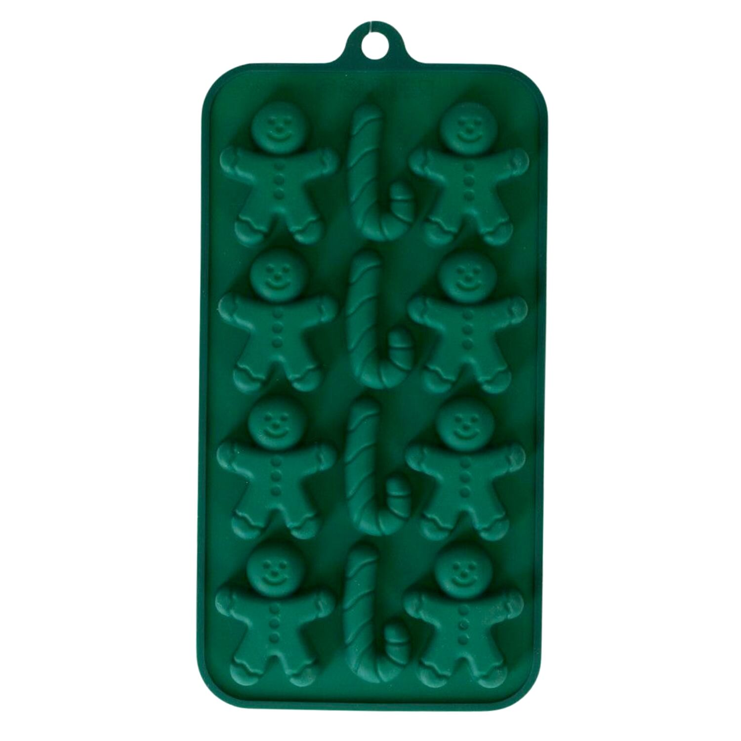 MOLDE SILICONA WILTON - MUÑECOS Y BASTONES DE NAVIDAD