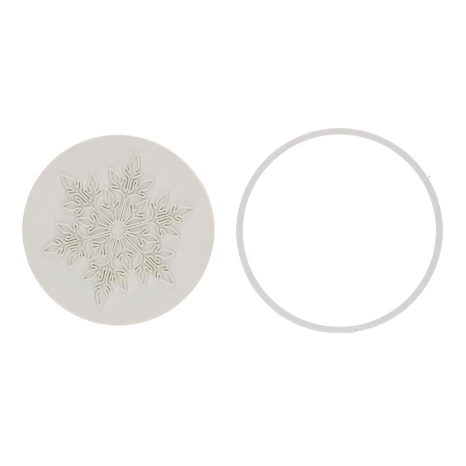 CORTADOR + SELLO PARA GALLETAS WILTON - COPO DE NIEVE