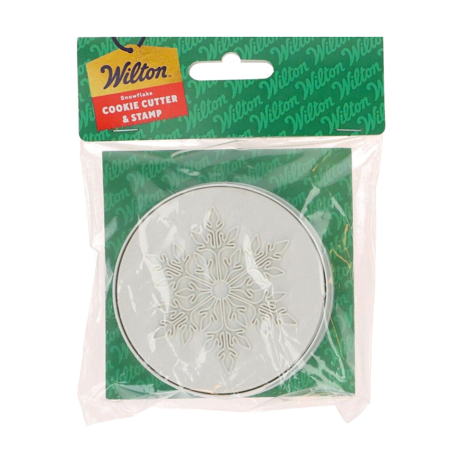 CORTADOR + SELLO PARA GALLETAS WILTON - COPO DE NIEVE