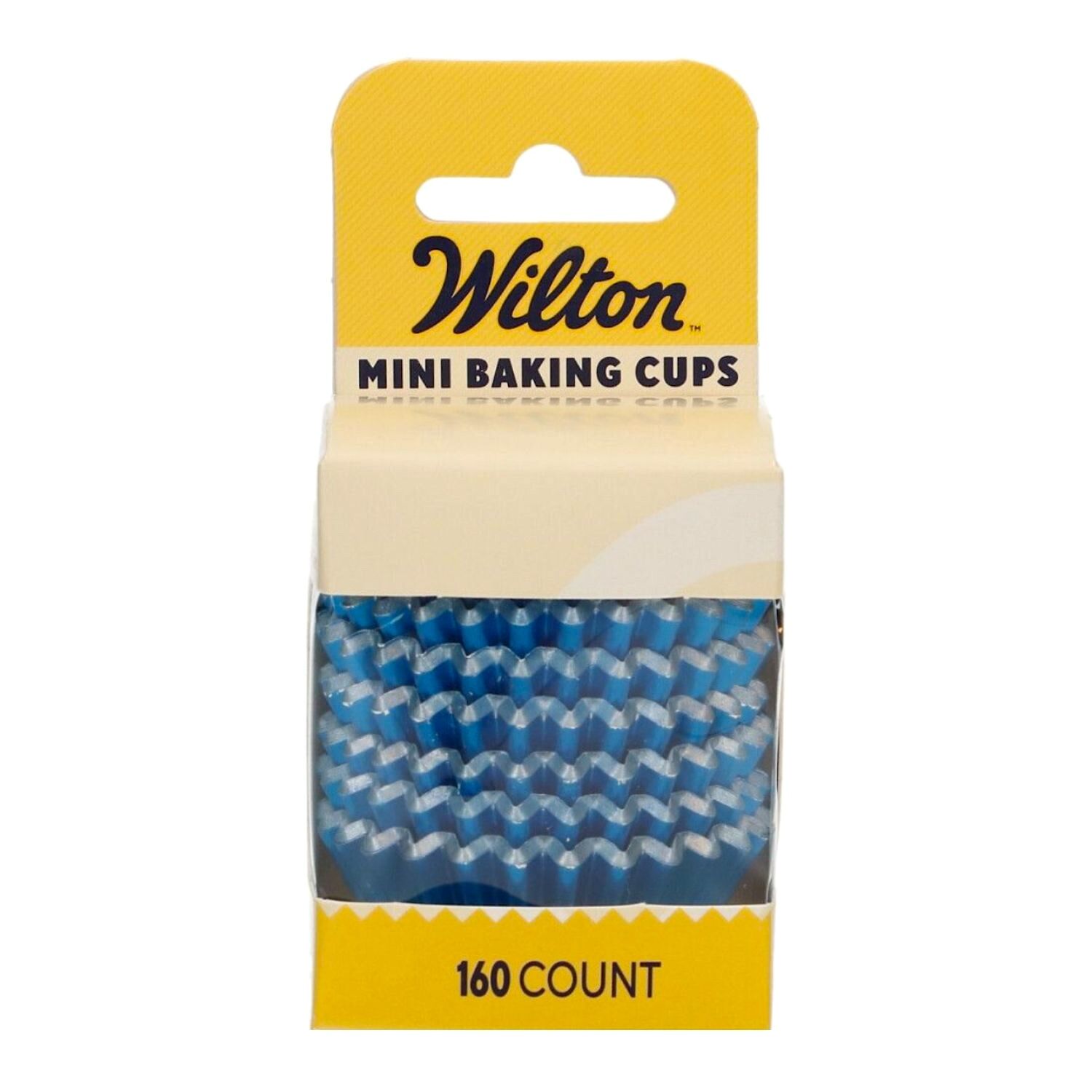 CAPSULAS MINI CUPCAKES PAPEL ALUMINIO "FOIL" WILTON - AZUL METALICO