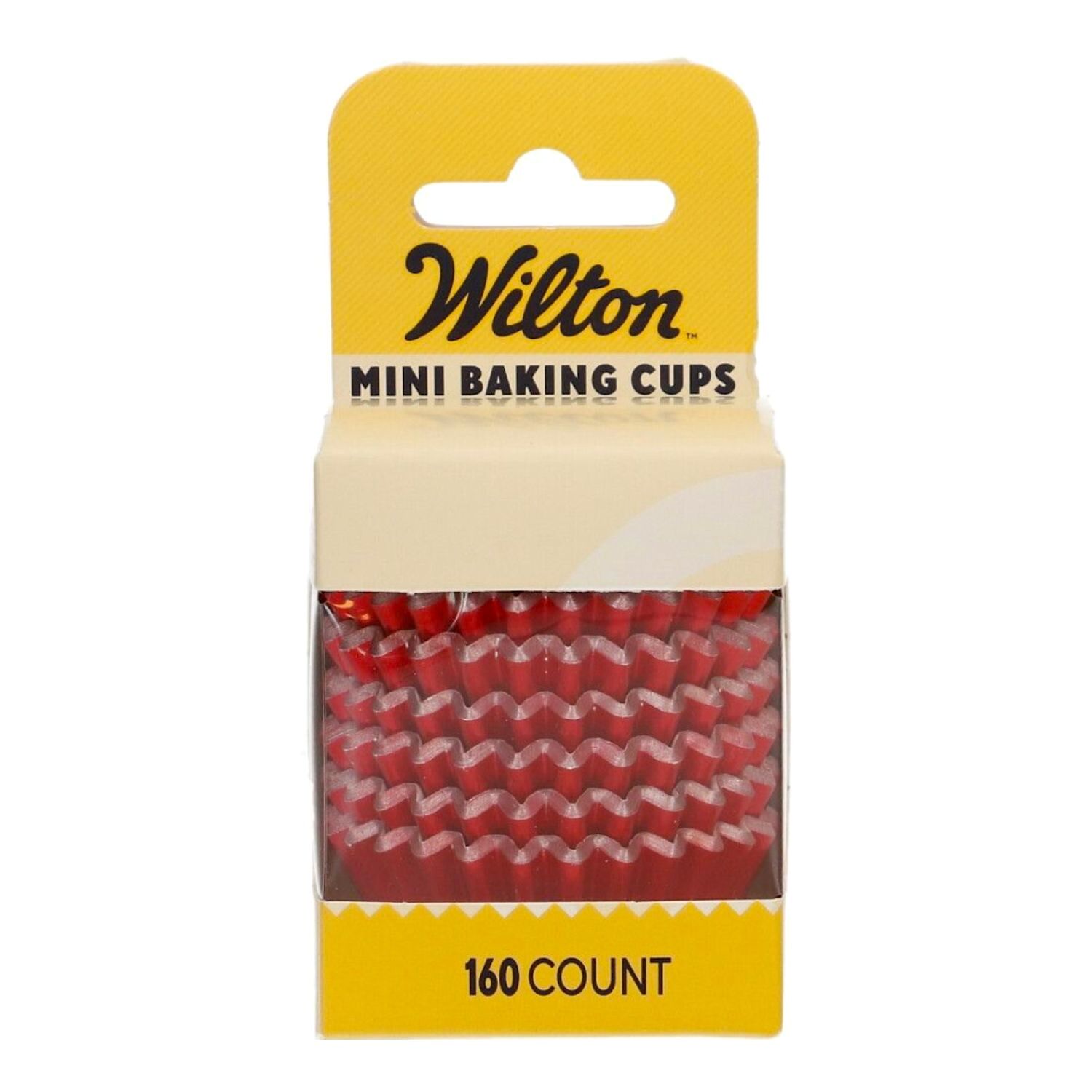 CAPSULAS MINI CUPCAKES PAPEL ALUMINIO "FOIL" WILTON - ROJO METALICO