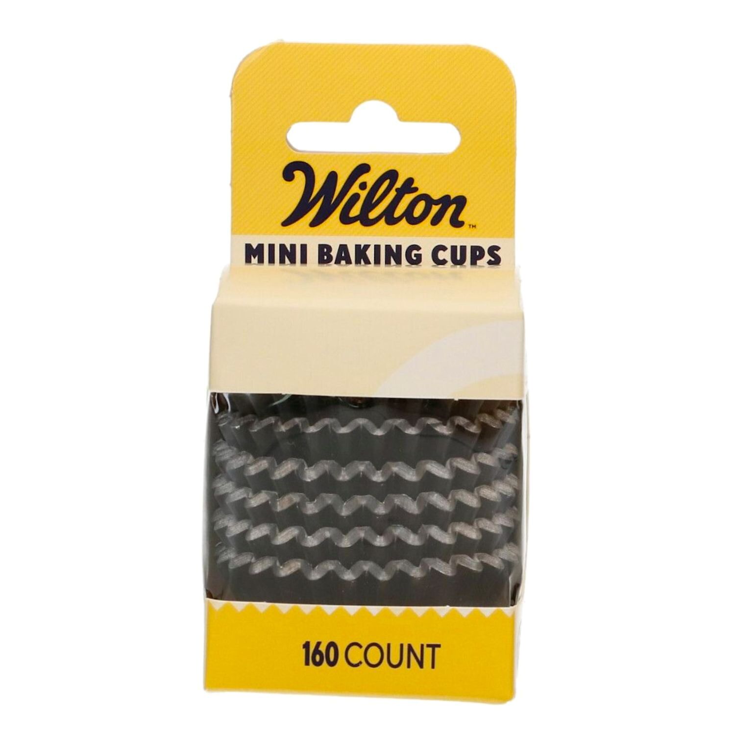CAPSULAS MINI CUPCAKES PAPEL ALUMINIO "FOIL" WILTON - NEGRO METALICO