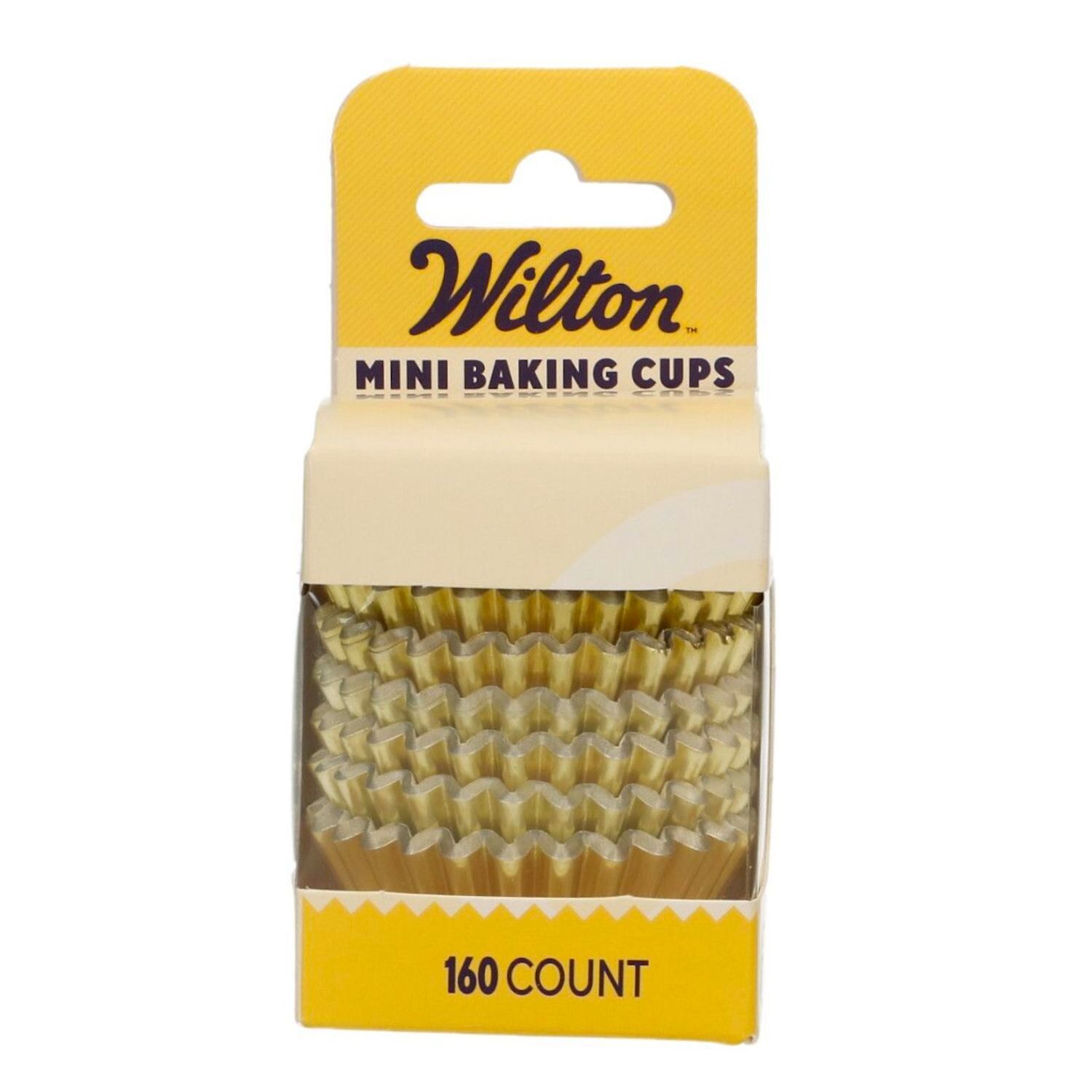 CAPSULAS MINI CUPCAKES PAPEL ALUMINIO "FOIL" WILTON - ORO METALICO