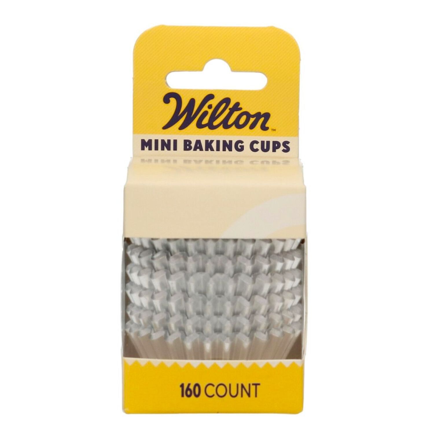 CAPSULAS MINI CUPCAKES PAPEL ALUMINIO "FOIL" WILTON - PLATA METALICO