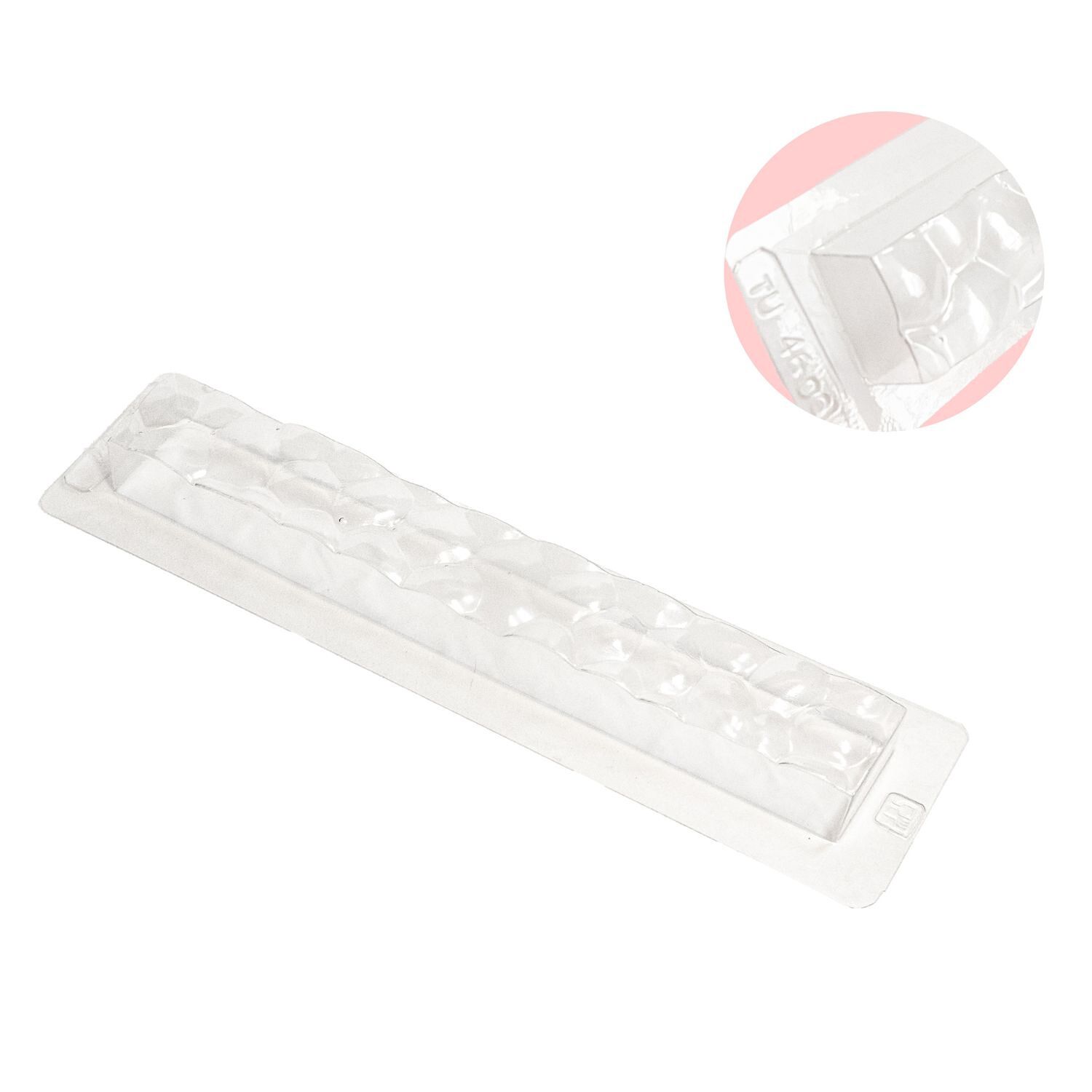 MOLDE PARA TURRON Y CHOCOLATE - HO HO HO (25 X 3,5 CM)