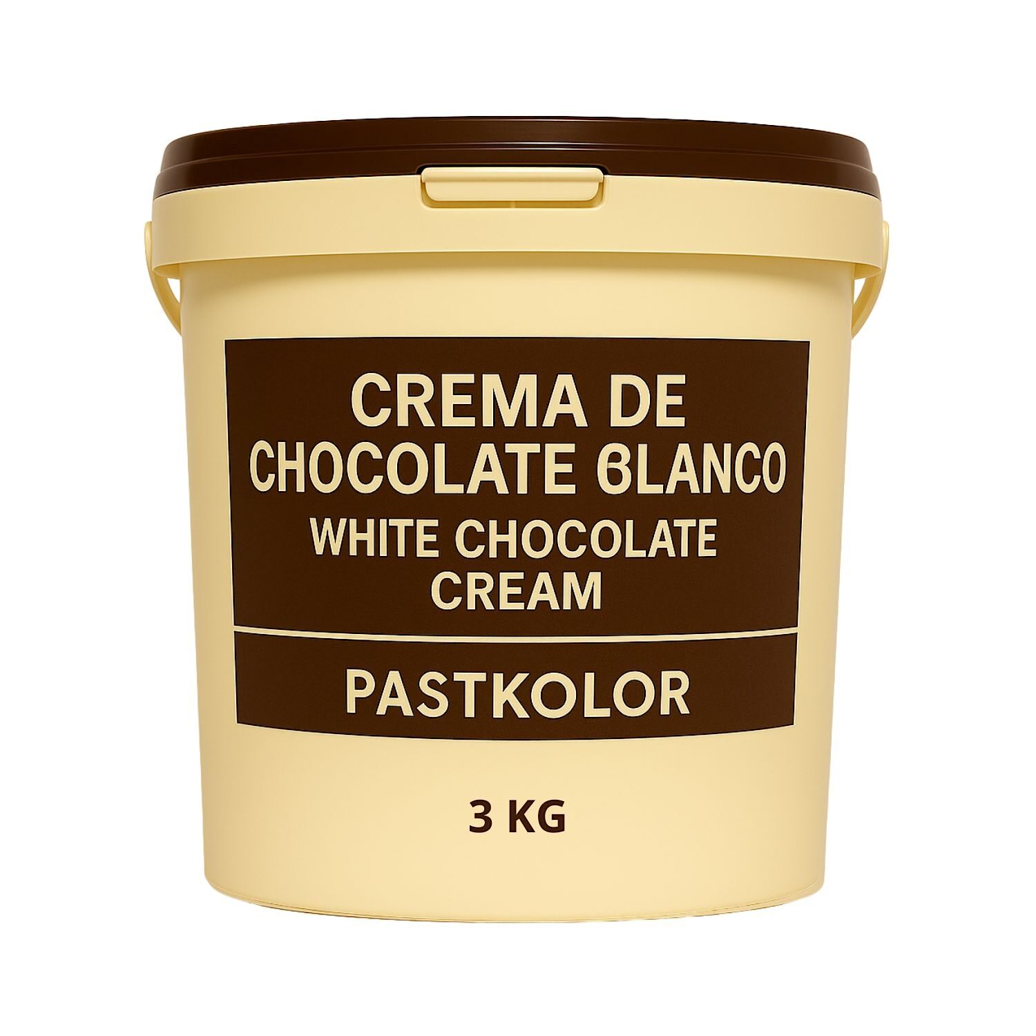 CREMA DE CHOCOLATE BLANCO PASTKOLOR - 3 KG
