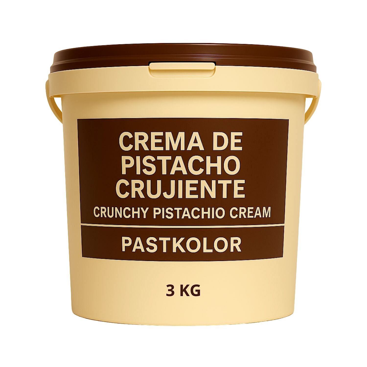 CREMA DE PISTACHO CRUNCHY (12 %) PASTKOLOR - 3 KG