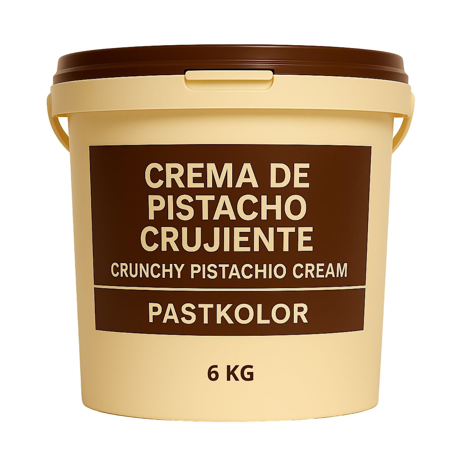 CREMA DE PISTACHO CRUNCHY (12 %) PASTKOLOR - 6 KG