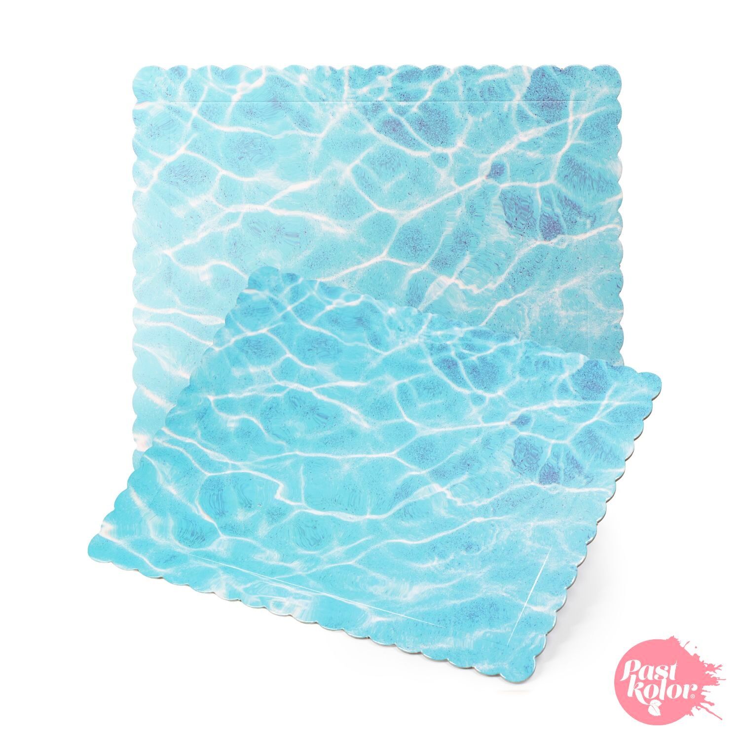 BASE RECTANGULAR AGUA - 30 X 25 CM / 3 MM GROSOR