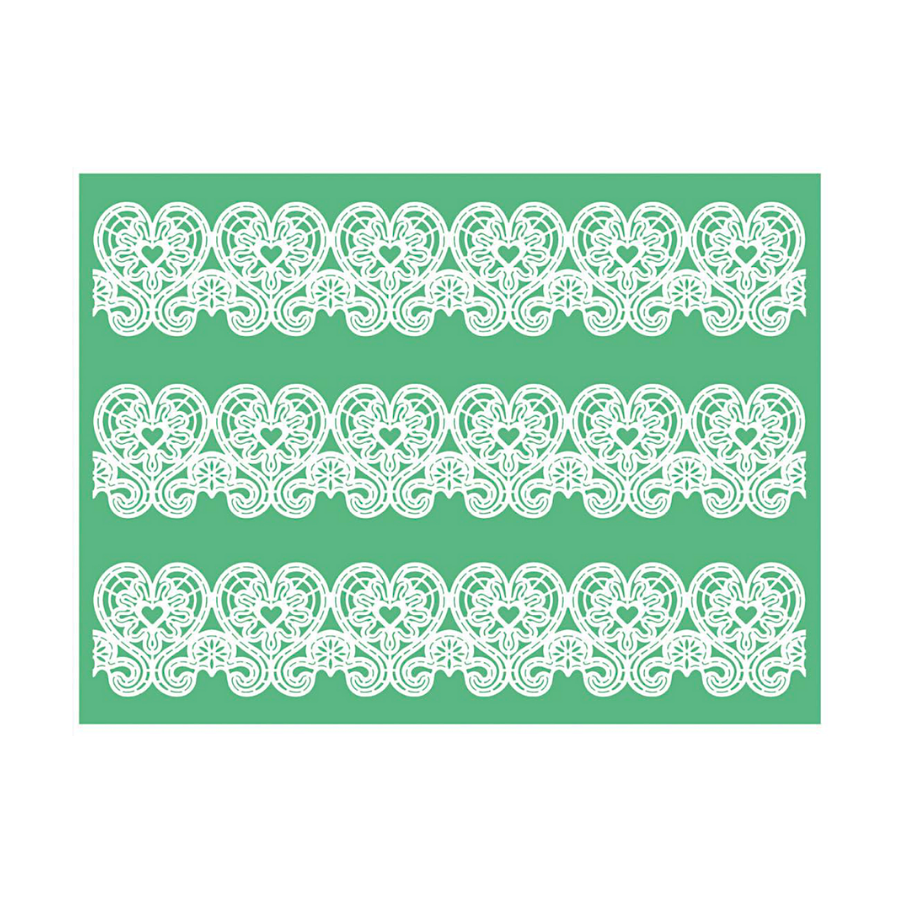 TAPETE SILICONA PARA CAKE LACE PAVONI N2