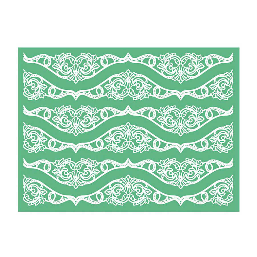 TAPETE SILICONA PARA CAKE LACE PAVONI N5