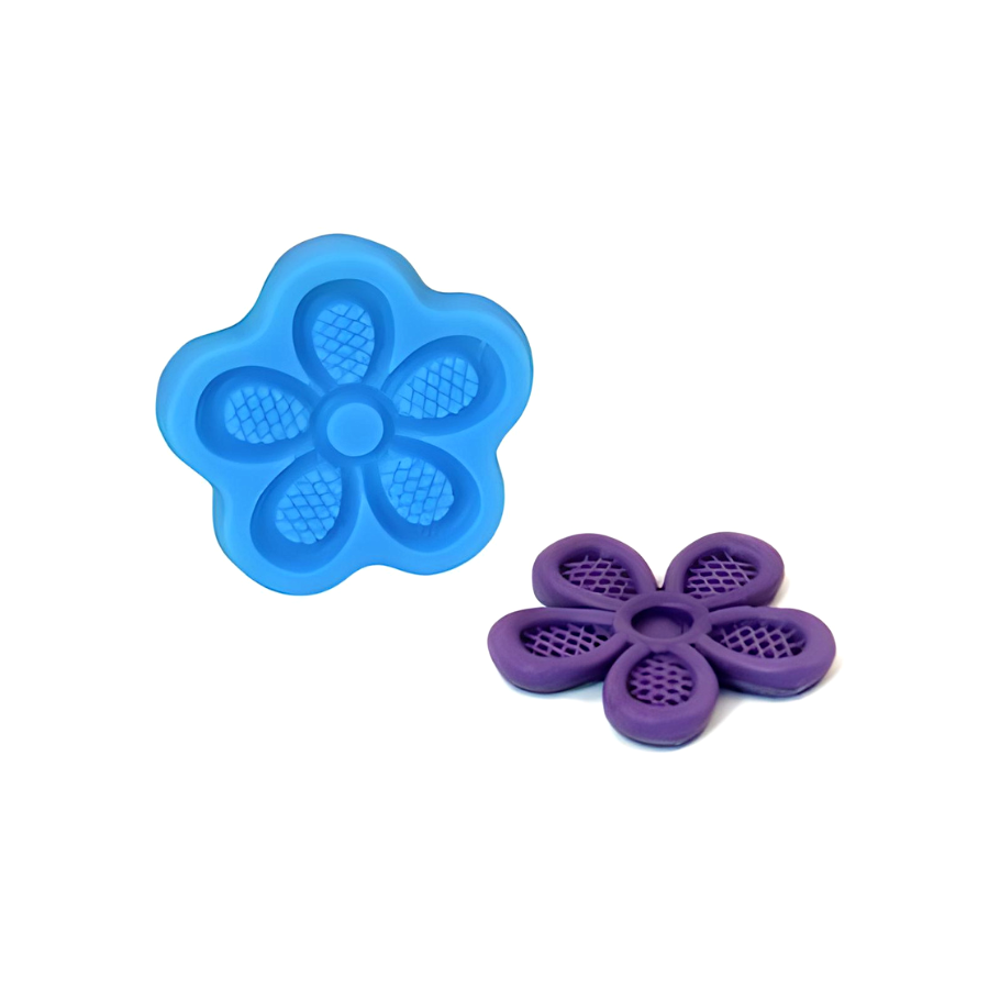 MOLDE SILICONA PARA CAKE LACE - FLOR PEQUEÑA
