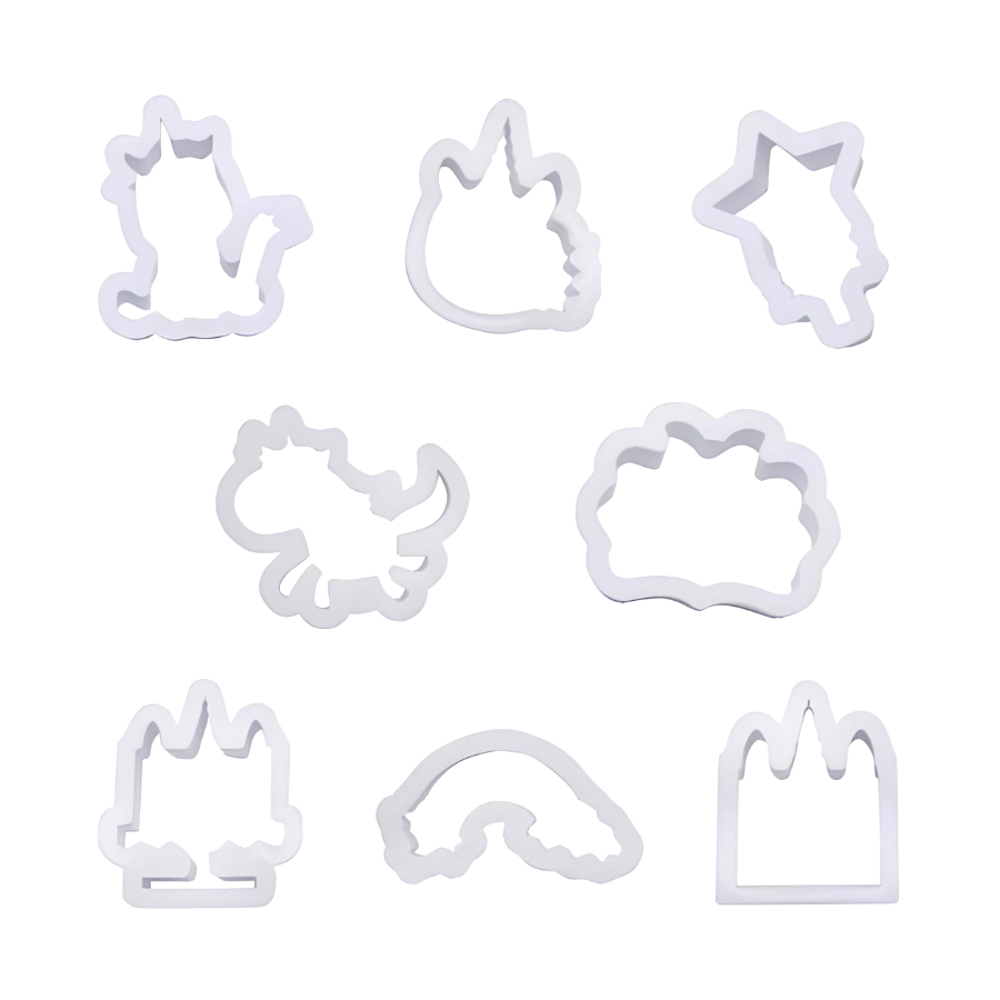 SET 8 CORTADORES UNICORNIO