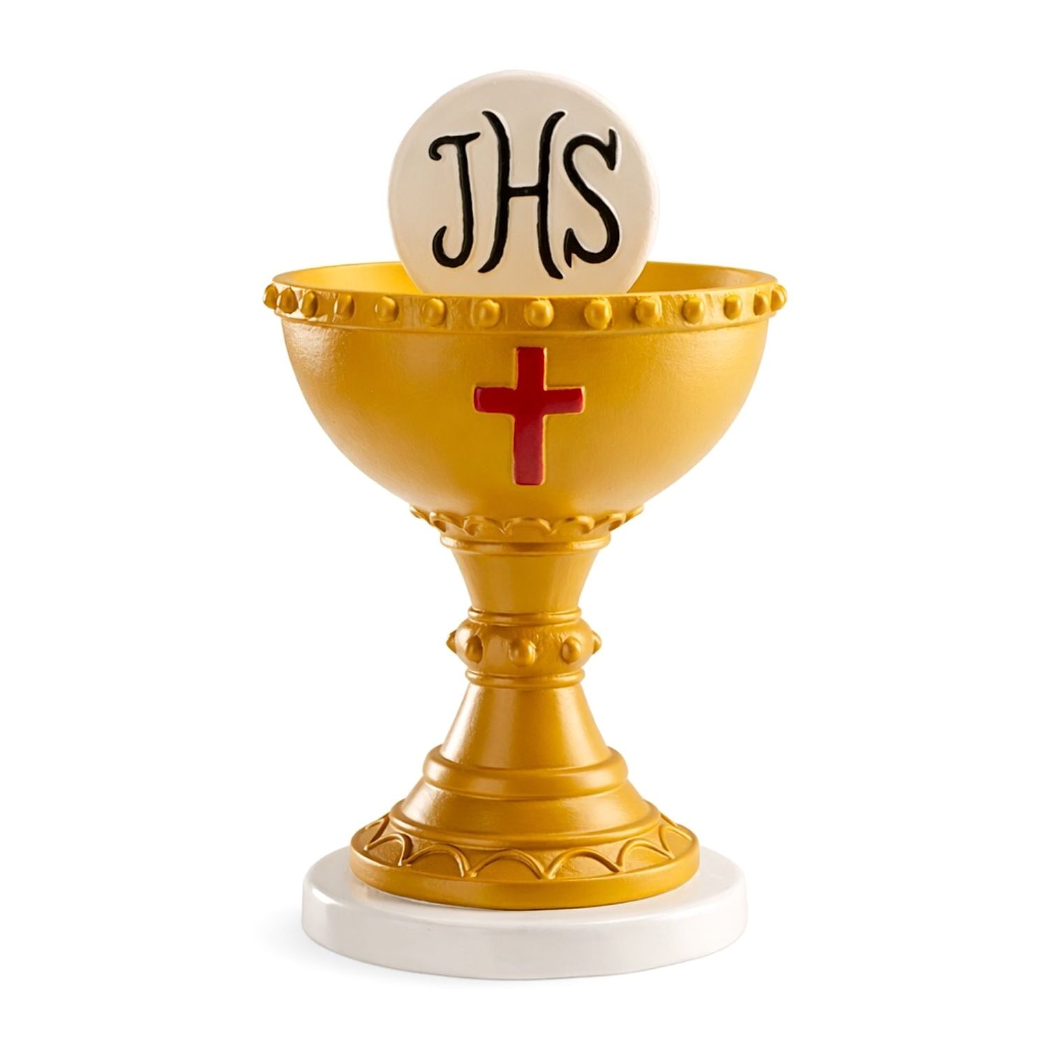FIGURA PARA TARTA CALIZ COMUNION CON HOSTIA (JHS)