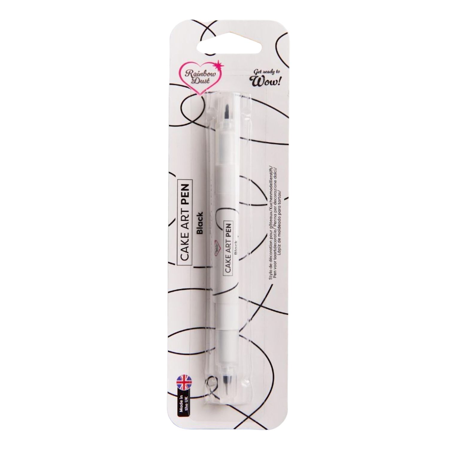 ROTULADOR DOBLE PUNTA RAINBOW DUST - BLACK / NEGRO