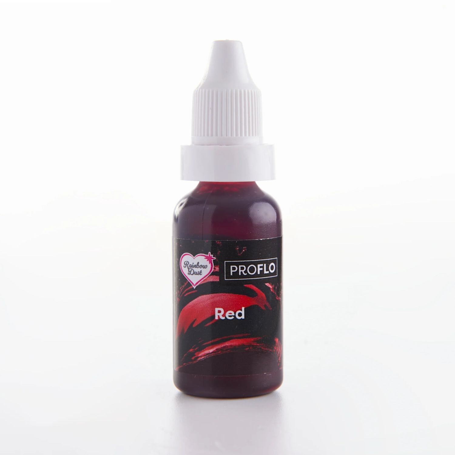 COLORANTE LIQUIDO "FLO" RAINBOW DUST - RED / ROJO 19 G
