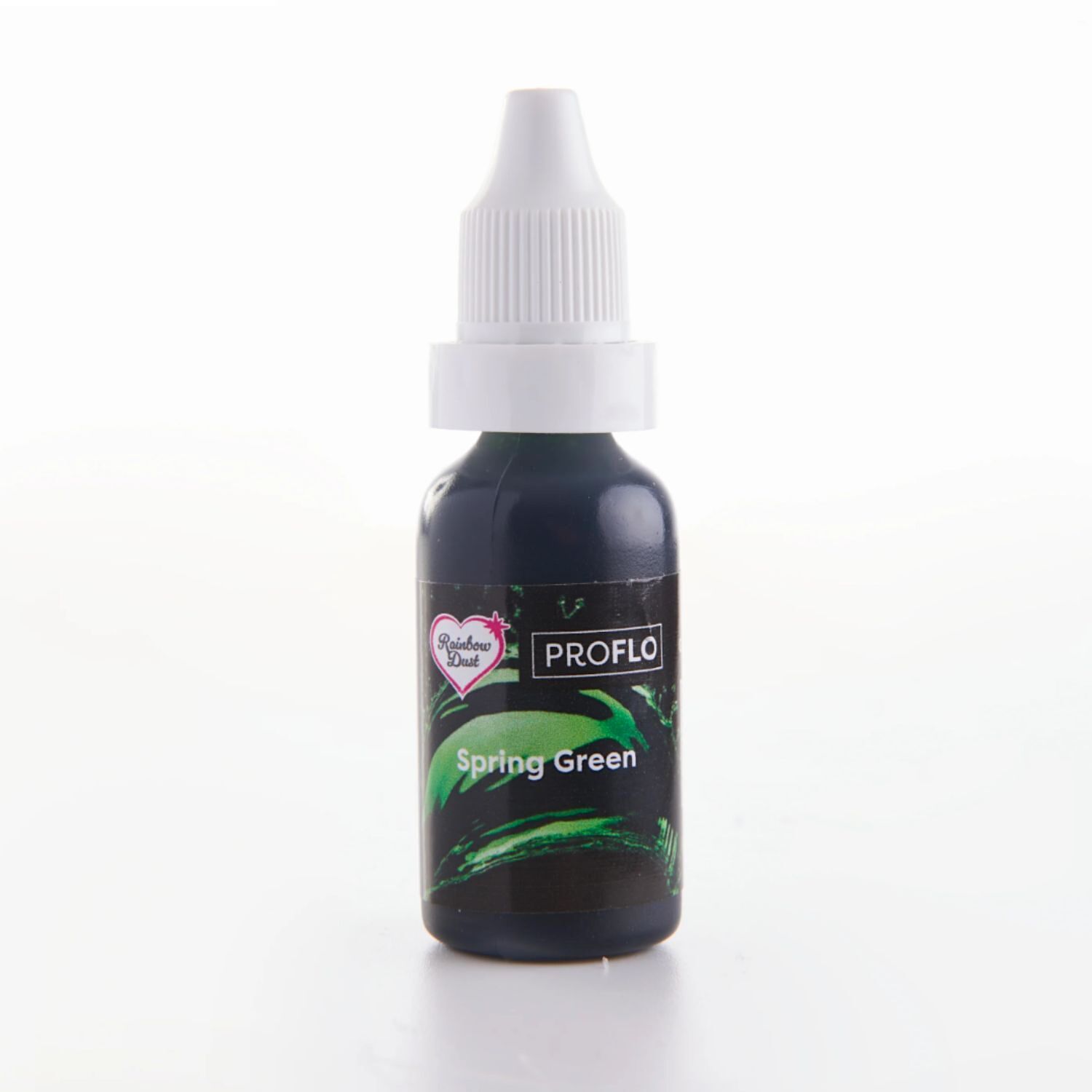 COLORANTE LIQUIDO "FLO" RAINBOW DUST - SPRING GREEN / VERDE PRIMAVERA 19 G