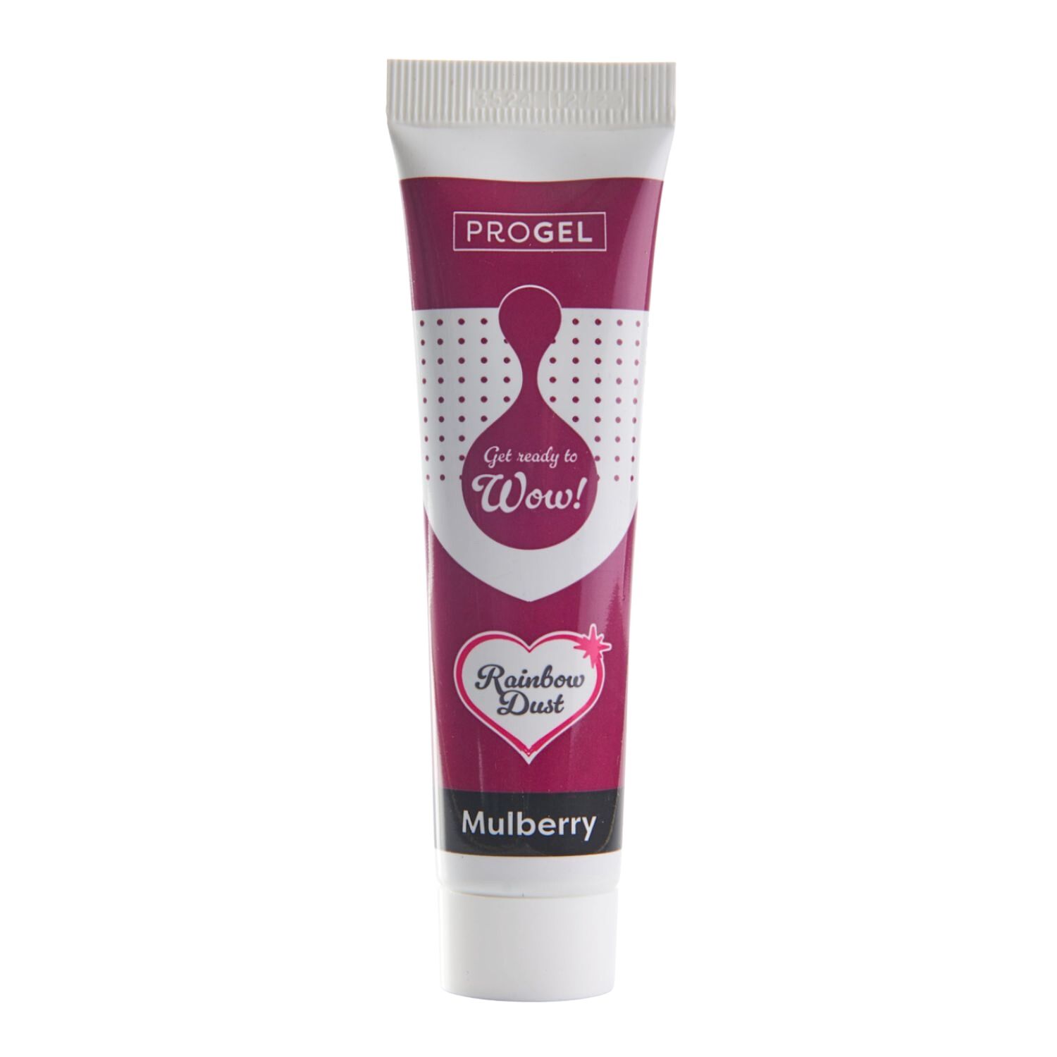 COLORANTE EN GEL "PROGEL" RAINBOW DUST - MULBERRY / ROJO VINO 25 G