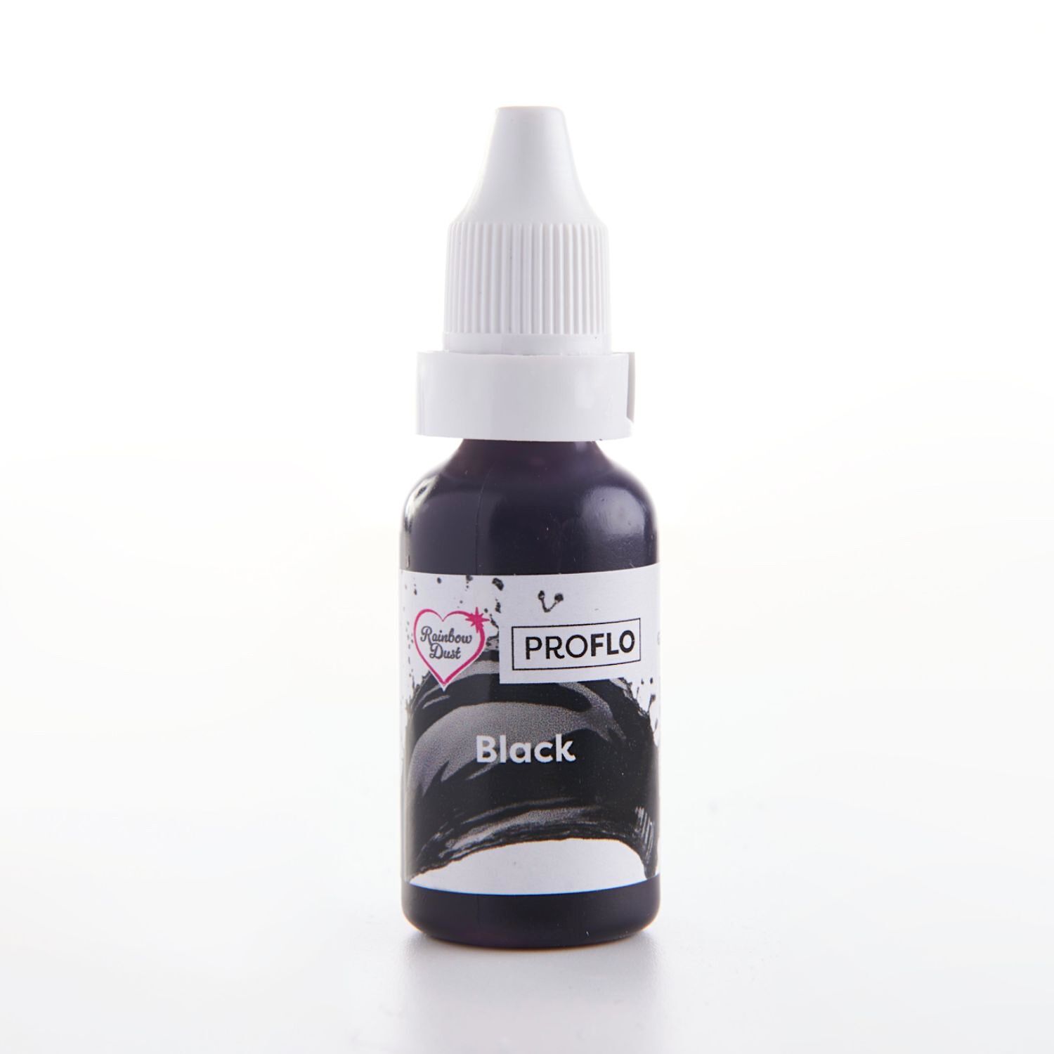COLORANTE LIQUIDO "FLO" RAINBOW DUST - BLACK / NEGRO 19 G