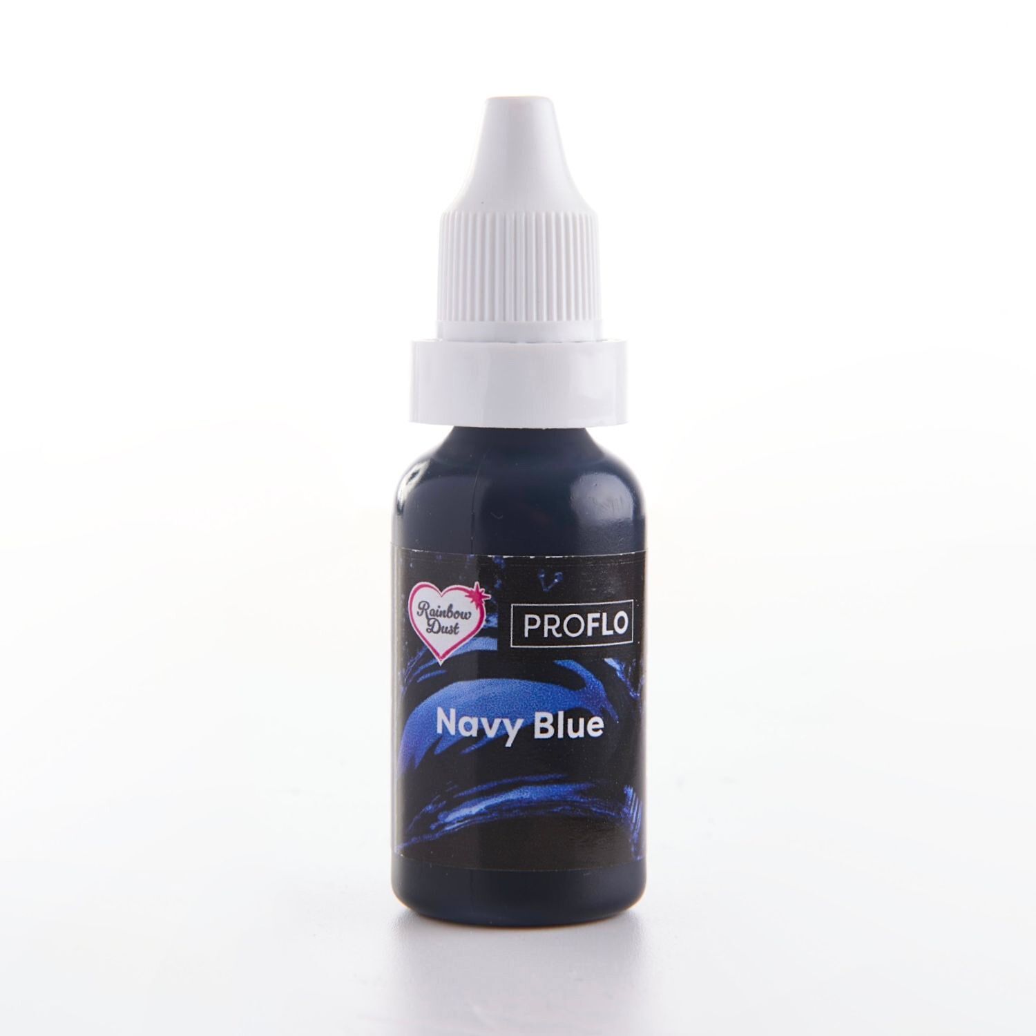 COLORANTE LIQUIDO "FLO" RAINBOW DUST - NAVY BLUE / AZUL MARINO 19 G