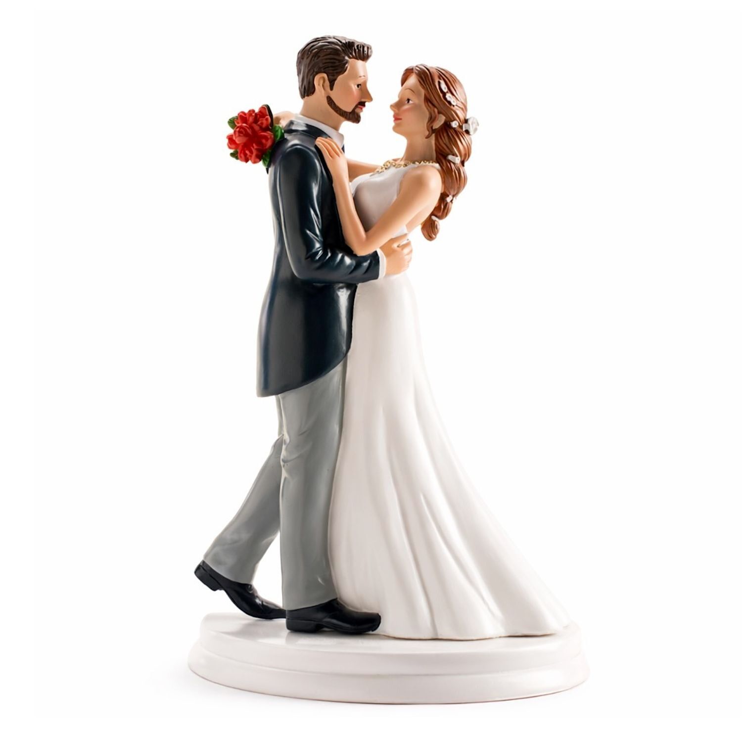 FIGURA PARA TARTA DE BODA PAREJA BAILANDO VALS