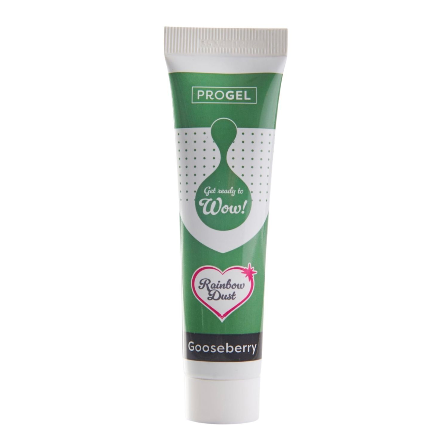 COLORANTE EN GEL "PROGEL" RAINBOW DUST - GOOSEBERRY / GROSELLA 25 G