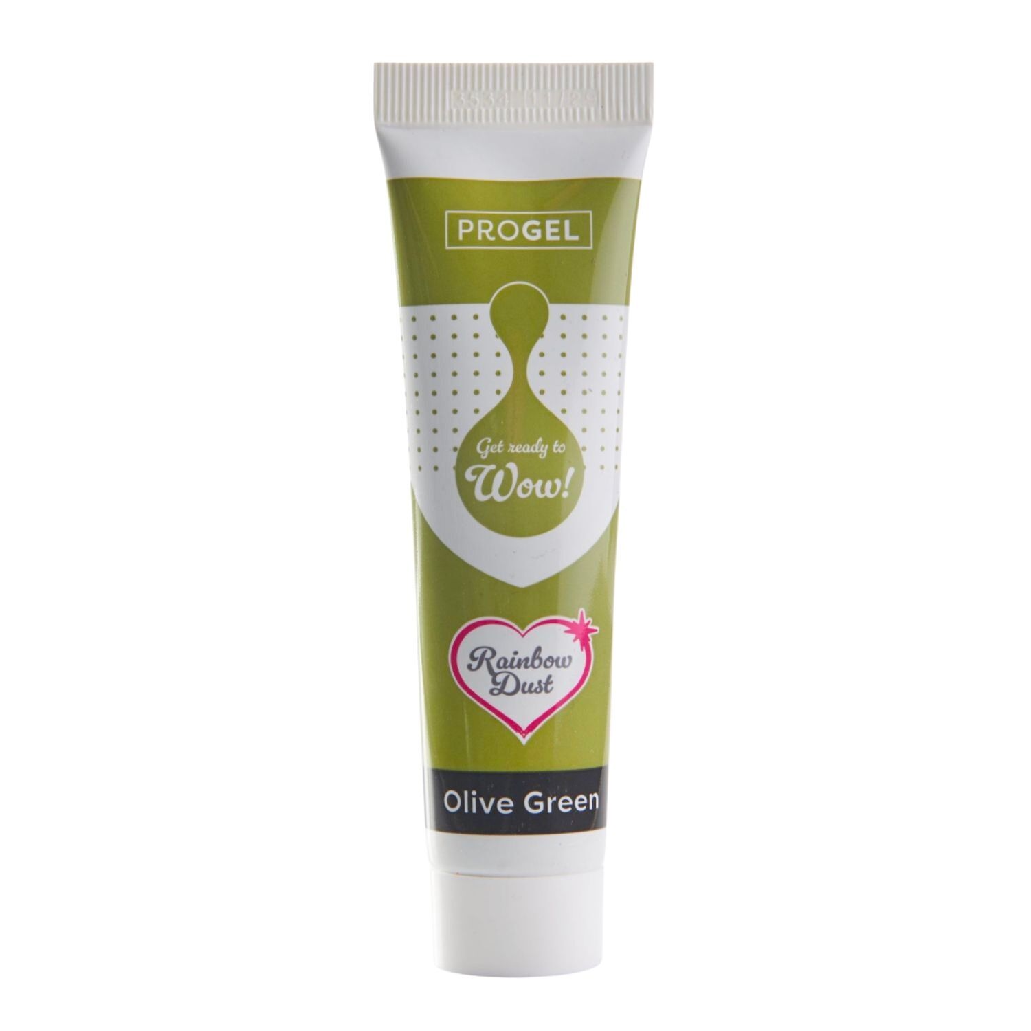 COLORANTE EN GEL "PROGEL" RAINBOW DUST - OLIVE GREEN / VERDE OLIVA 25 G