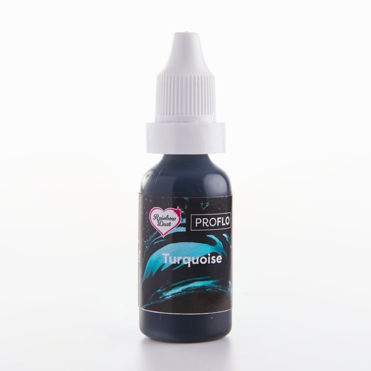 COLORANTE LIQUIDO "FLO" RAINBOW DUST - TURQUOISE / TURQUESA 19 G