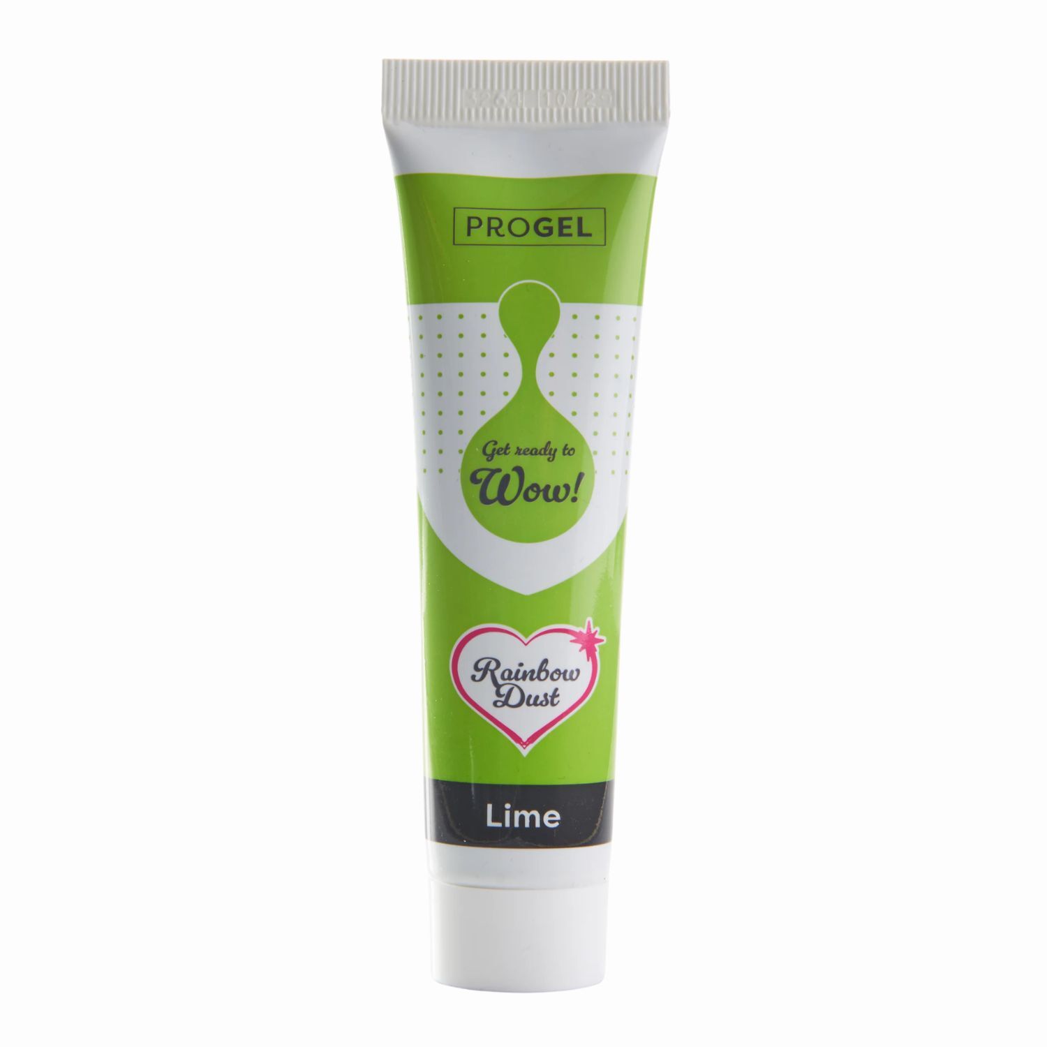 COLORANTE EN GEL "PROGEL" RAINBOW DUST - LIME GREEN / VERDE LIMA 25 G