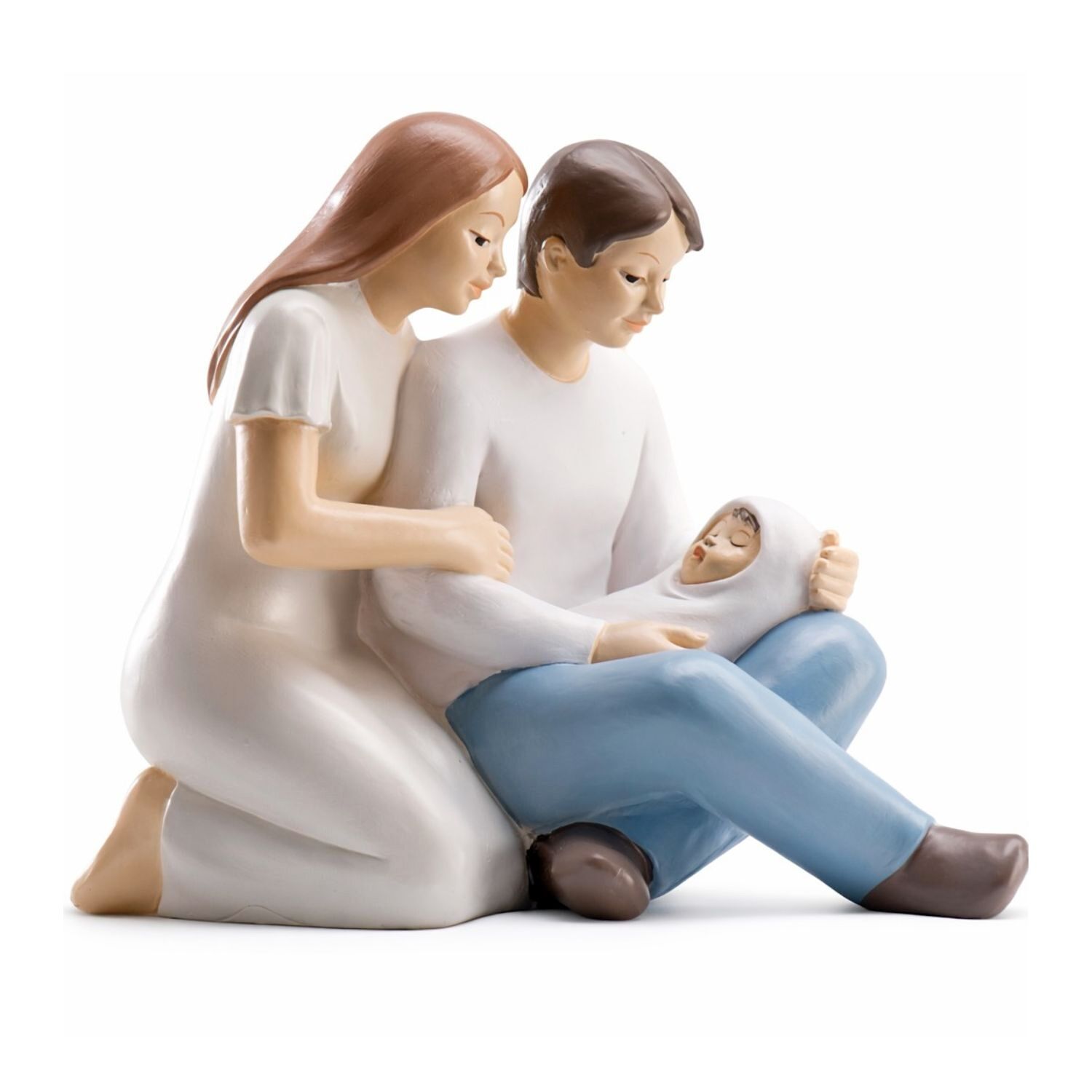 FIGURA PARA TARTA PADRES CON BEBE